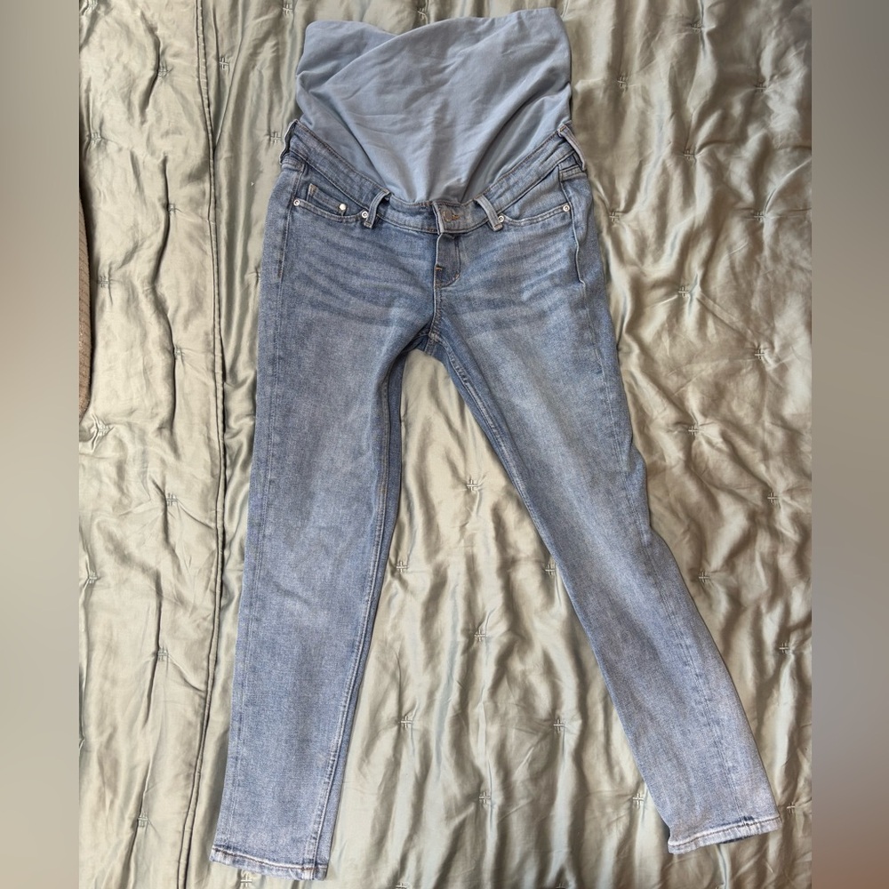H&M Mama Skinny Ankle Maternity Jeans size S